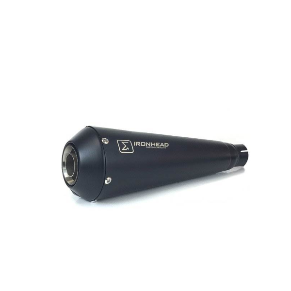IXIL Tłumik MOTO GUZZI V7 850 SPECIAL / STONE typ OVC11SB SLIP ON (LEFT MUFFLER) - IRONHEAD CONICAL BLACK INOX