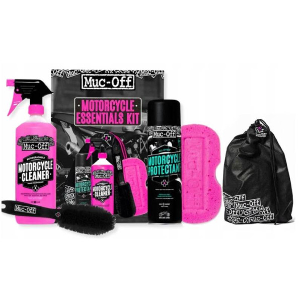 Zestaw kosmetyków do mycia, czyszczenia motocykla Motorcycle Essentials Kit MUC-OFF