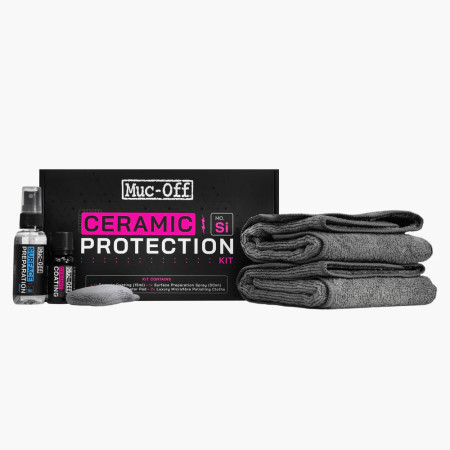 Zestaw do nakładania powłoki ceramicznej ochronnej na rower/motocykl - 15ml MUC-OFF