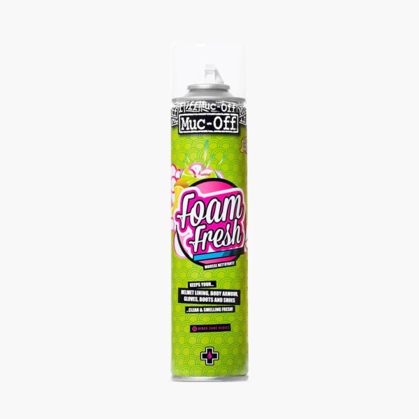 Odświeżająca pianka do czyszczenia wnętrza kasku, butów, rękawic 400ml MUC-OFF