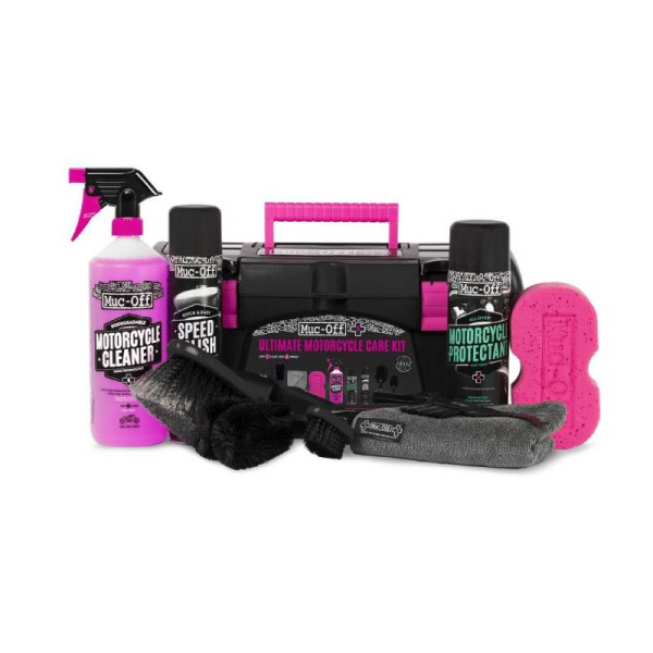 Zestaw kosmetyków do mycia MUC-OFF czyszczenia motocykla, roweru, samochodu 9w1  "Ultimate motorcycle care kit"