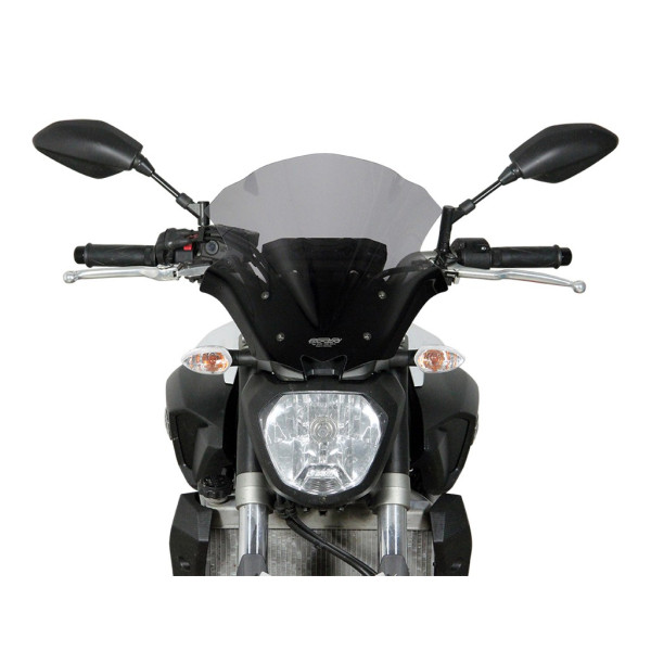 Szyba motocyklowa MRA YAMAHA FZ-07, RM04, 2014-2017, forma NRM, przyciemniana
