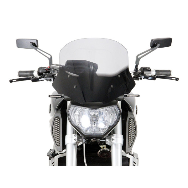 Szyba motocyklowa MRA YAMAHA FZ-09, , 2014-2016, forma NTM, czarna