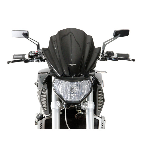 Szyba motocyklowa MRA YAMAHA FZ-09, , 2014-2016, forma NRM, czarna