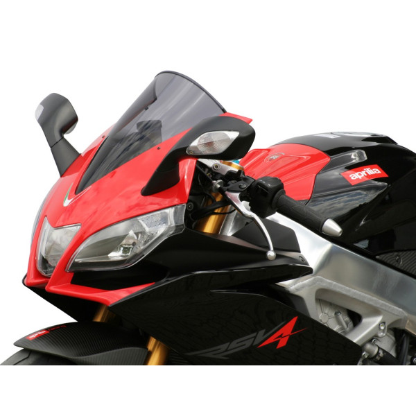 Szyba motocyklowa MRA APRILIA RS 4 -125, RK, 2009-2014, forma O, bezbarwna