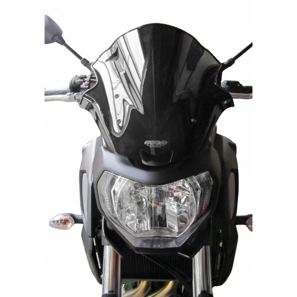 Szyba motocyklowa MRA YAMAHA MT-07, , 2018-2020, forma NRM, czarna