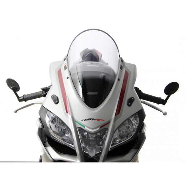 Szyba motocyklowa MRA APRILIA RSV 4 RR/RF/1100 FACTORY 19-, RK /RR /RF, 2015-2020, forma R, bezbarwna