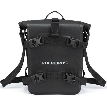 Wodoodporna torba motocyklowa na gmole (Crash Bar) / torba boczna ROCKBROS  5L (Czarna)