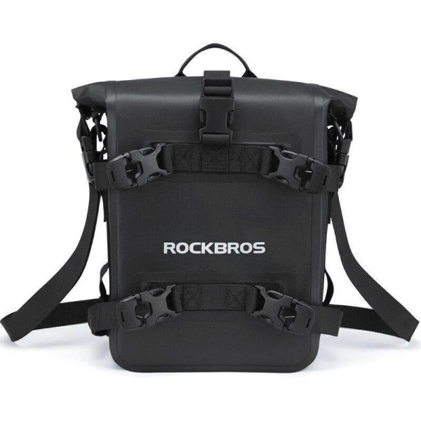 Wodoodporna torba motocyklowa na gmole (Crash Bar) / torba boczna ROCKBROS  5L (Czarna)