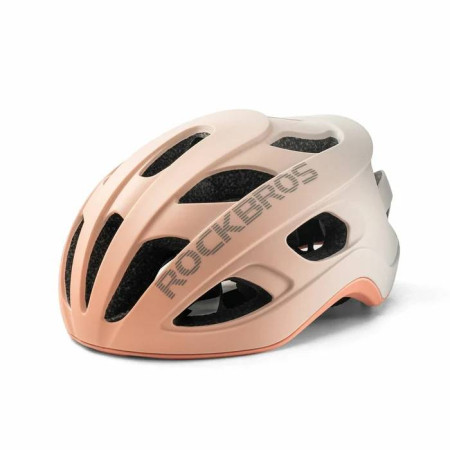 Kask rowerowy dla dorosłych (58-62 cm) brzoskwiniowy, peach mat ionic+ ROCKBROS 100049006
