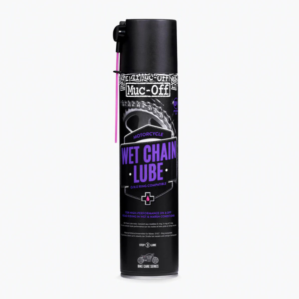 Smar do łańcucha motocyklowego WET-CHAIN odporny na deszcz - 400ml MUC-OFF