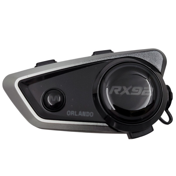 Interkom motocyklowy RX92 Orlando zestaw głośnomówiący 1+1 do kasku Bluetooth 600 m (audio ENG)