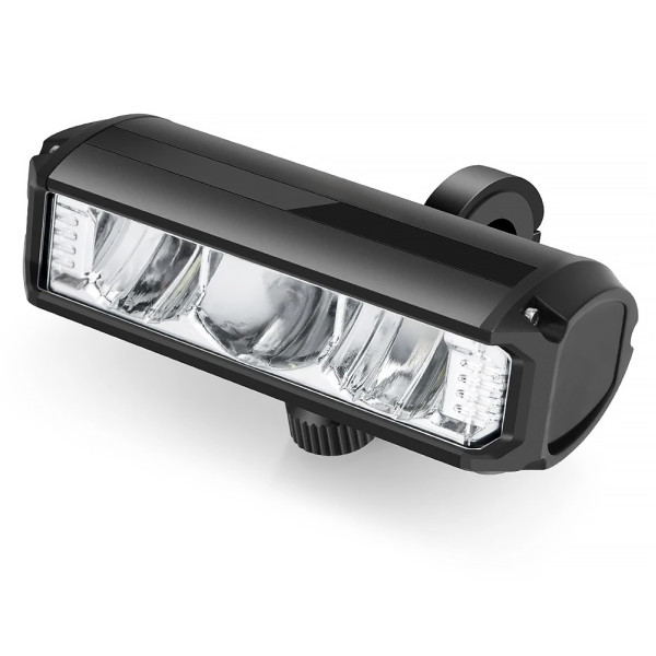Lampka rowerowa przednia 3x LED 1200 lm USB-C aluminiowa akumulator