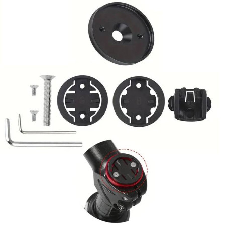 Adapter do montażu licznika rowerowego na mostek rowerowy