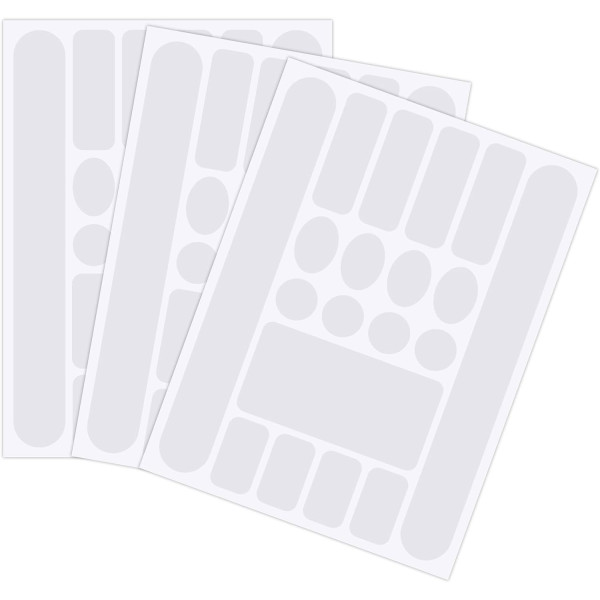 Naklejki ochronne na ramę rowerową osłona folia transparent 1 arkusz /20 sztuk