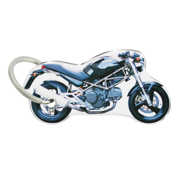 Dwustronny wypukły brelok na klucze Ducati Monster dark ONEDESIGN