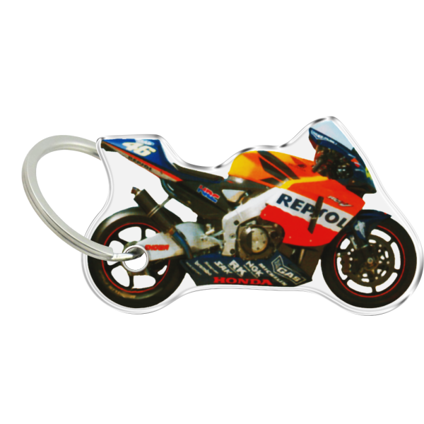 Dwustronny wypukły brelok na klucze Honda rcv ONEDESIGN