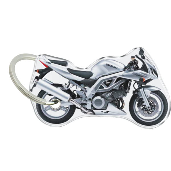 Dwustronny wypukły brelok na klucze Suzuki SV ONEDESIGN