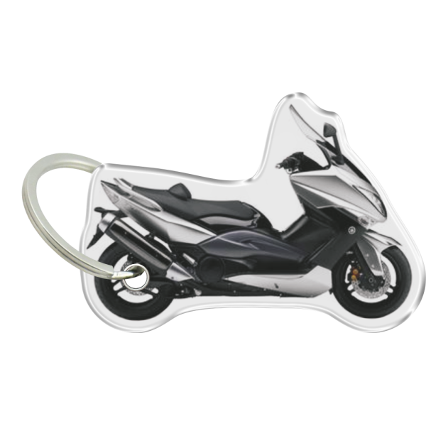 ONEDESIGN Dwustronny wypukły brelok na klucze Yamaha TMAX 2008