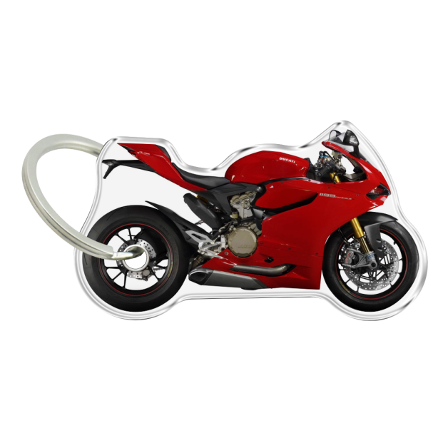 ONEDESIGN Dwustronny wypukły brelok na klucze Ducati Panigale
