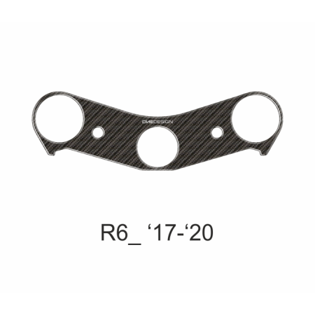 ONEDESIGN Naklejka na półkę kierownicy R6 2017-2020