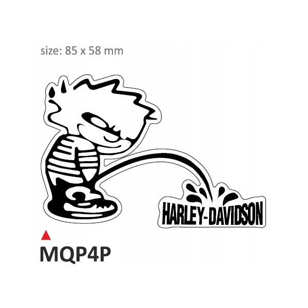 ONEDESIGN para naklejek Harley czarne 2 szt.