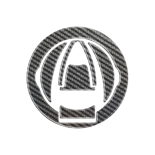 Print Tankcap Carbon MV AGUSTA dla niektórych modeli od '10 / Wymiary: 105 x 105 mm- Naklejka na wlew paliwa