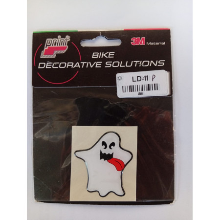 PRINT wypukła naklejka ghost
