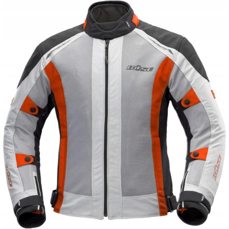 [OUTLET] Kurtka motocyklowa BUSE Summer Flash szaro-czerwona