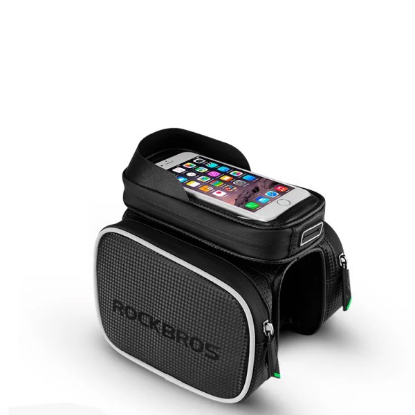 Sakwa, torba rowerowa na ramę z pokrowcem na telefon 6,2" Rockbros 009-42