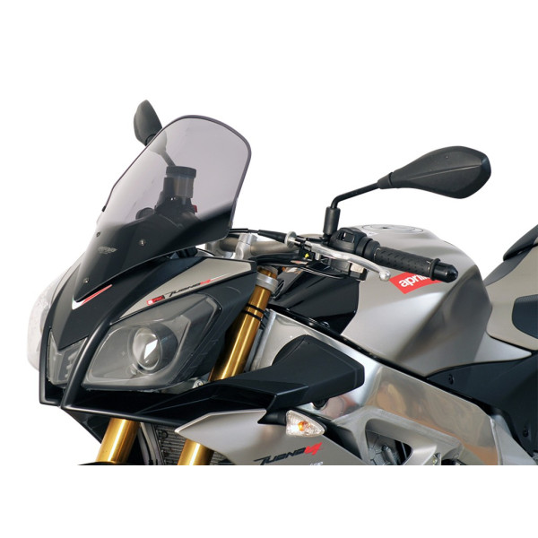 Szyba motocyklowa MRA APRILIA TUONO V4R, RK/TY, 2011-2014, forma TM, czarna