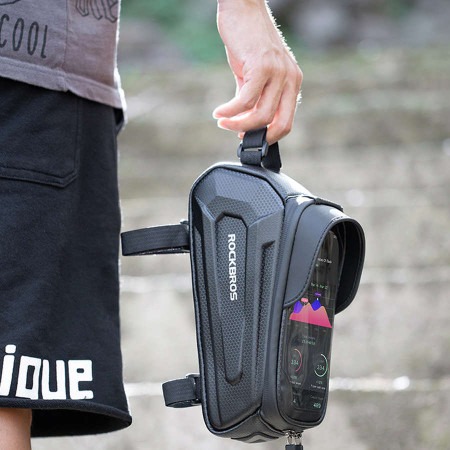 Uchwyt rowerowy na telefon torba na ramę Rockbros B68