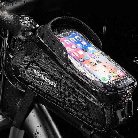 Uchwyt rowerowy na telefon torba na ramę Rockbros B68