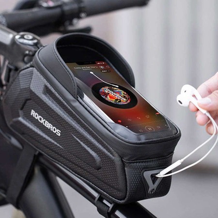 Uchwyt rowerowy na telefon torba na ramę Rockbros B68