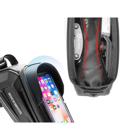 Uchwyt rowerowy na telefon torba na ramę Rockbros B68