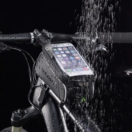 Uchwyt rowerowy na telefon torba na ramę Rockbros 017-3BK