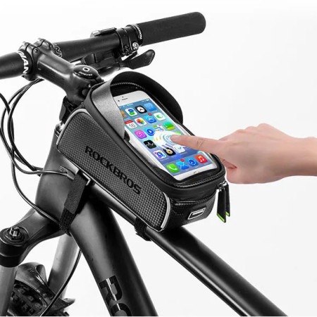 Uchwyt rowerowy na telefon torba na ramę Rockbros 017-3BK