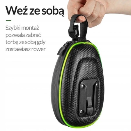Torba rowerowa pod siodło Rockbros B5-2 LED