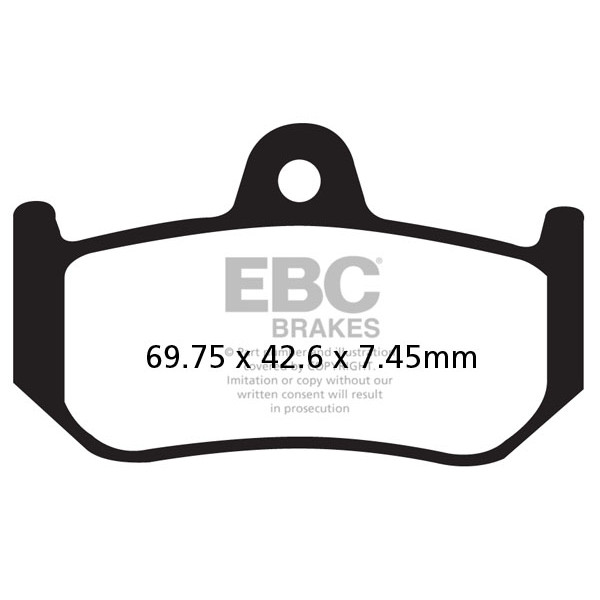 Klocki hamulcowe EBC FA320HH wzmacniane (kpl. na 1 tarcze)