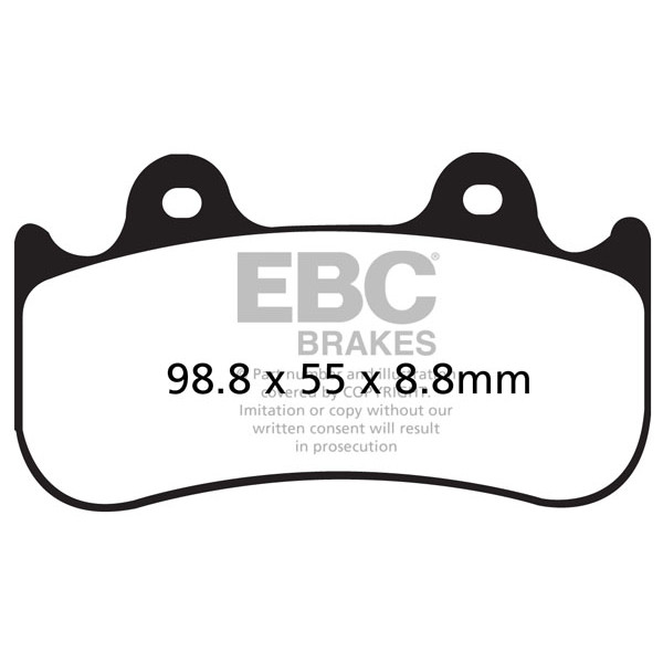 Klocki hamulcowe EBC FA455HH wzmacniane (kpl. na 1 tarcze)