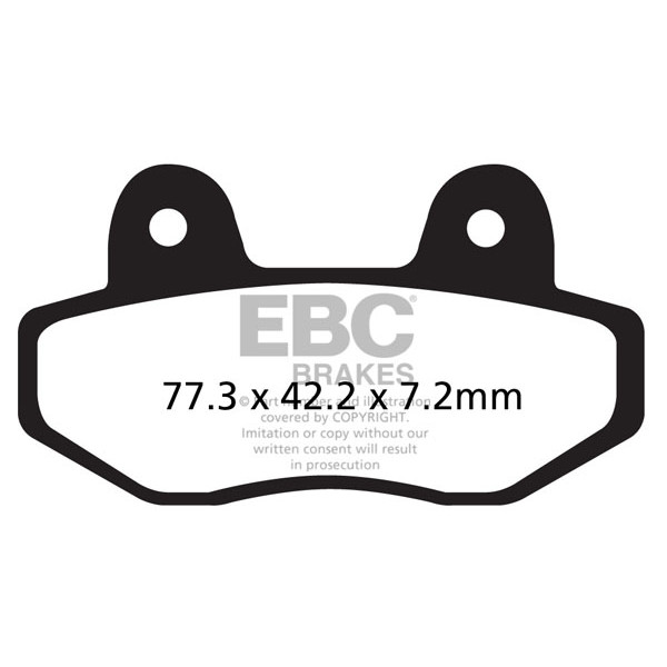 Klocki hamulcowe EBC FA622R (kpl. na 1 tarcze)