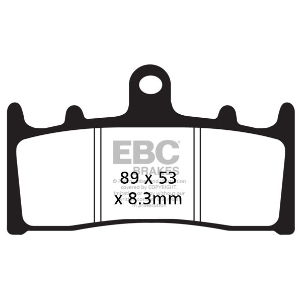 Klocki hamulcowe EBC EPFA188HH Extreme Pro (kpl. na 1 tarcze)