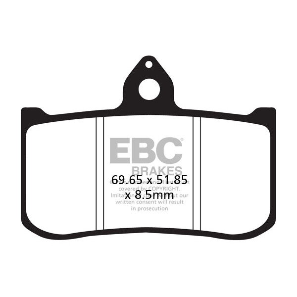 Klocki hamulcowe EBC EPFA239HH Extreme Pro (kpl. na 1 tarcze)