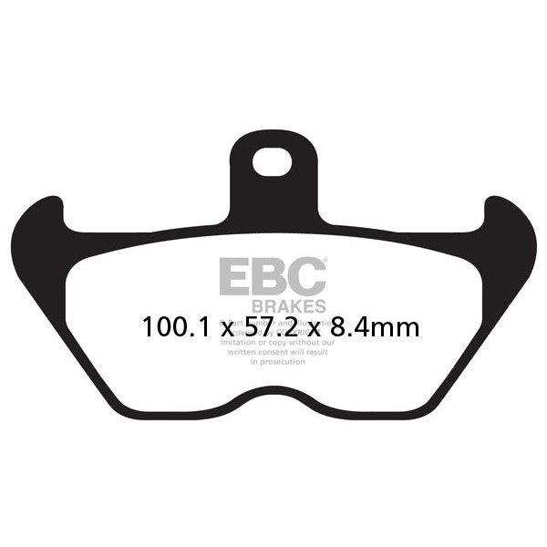 Klocki hamulcowe EBC EPFA407HH Extreme Pro (kpl. na 1 tarcze)