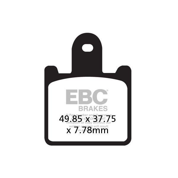 Klocki hamulcowe EBC EPFA417/4HH Extreme Pro (kpl. na 1 tarcze)