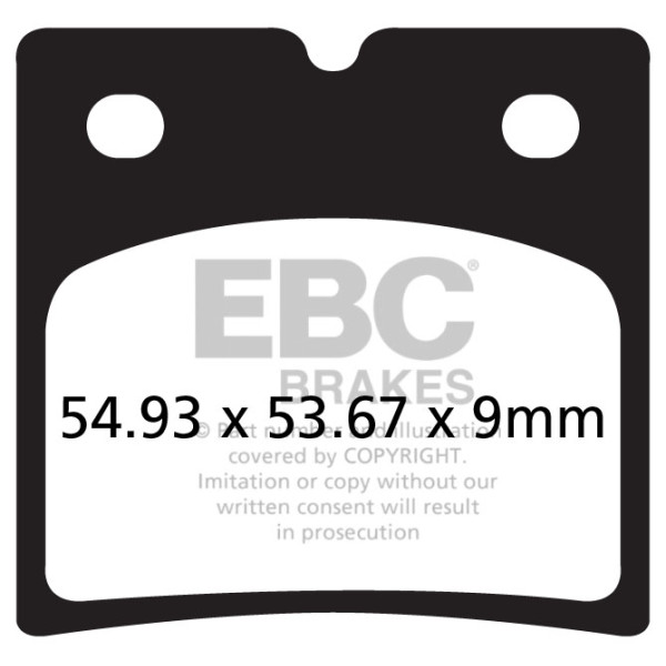 Klocki hamulcowe EBC EPFA696HH Extreme Pro (kpl. na 1 tarcze)