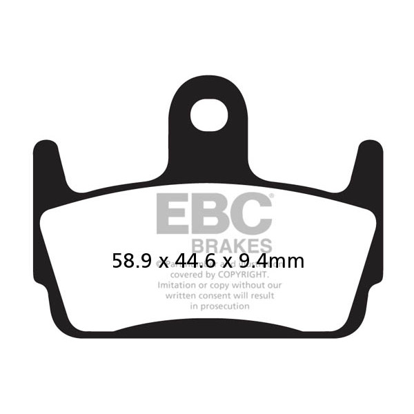 Klocki hamulcowe EBC SFA234 skuterowe (kpl. na 1 tarcze)