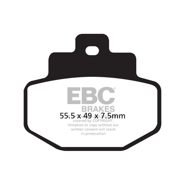Klocki hamulcowe EBC SFA321 skuterowe (kpl. na 1 tarcze)