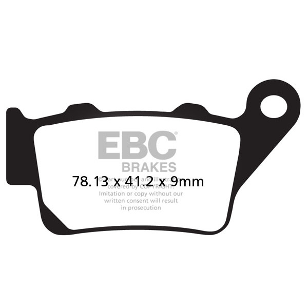 Klocki hamulcowe EBC SFA213 skuterowe (kpl. na 1 tarcze)