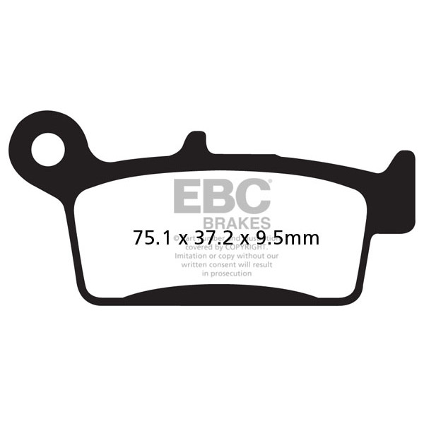 Klocki hamulcowe EBC SFA233 skuterowe (kpl. na 1 tarcze)